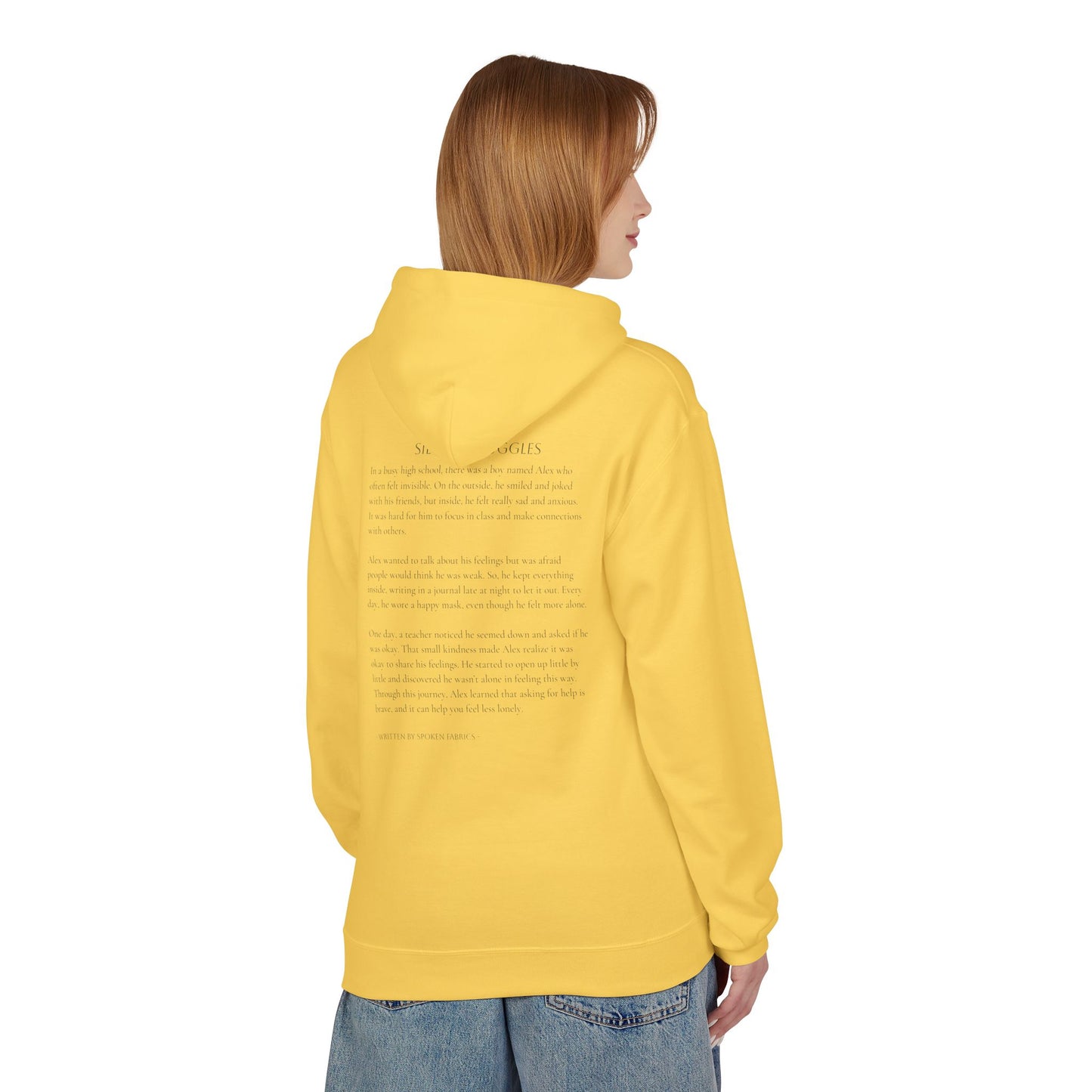 Inspirational Hoodie - Silent Struggles